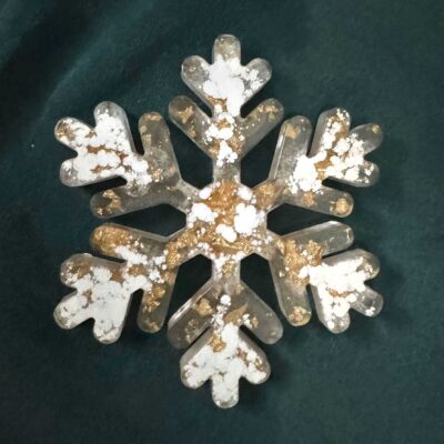 besondere anlässe, dekoration, schneeflocke, weihnachten resin epoxidharz
